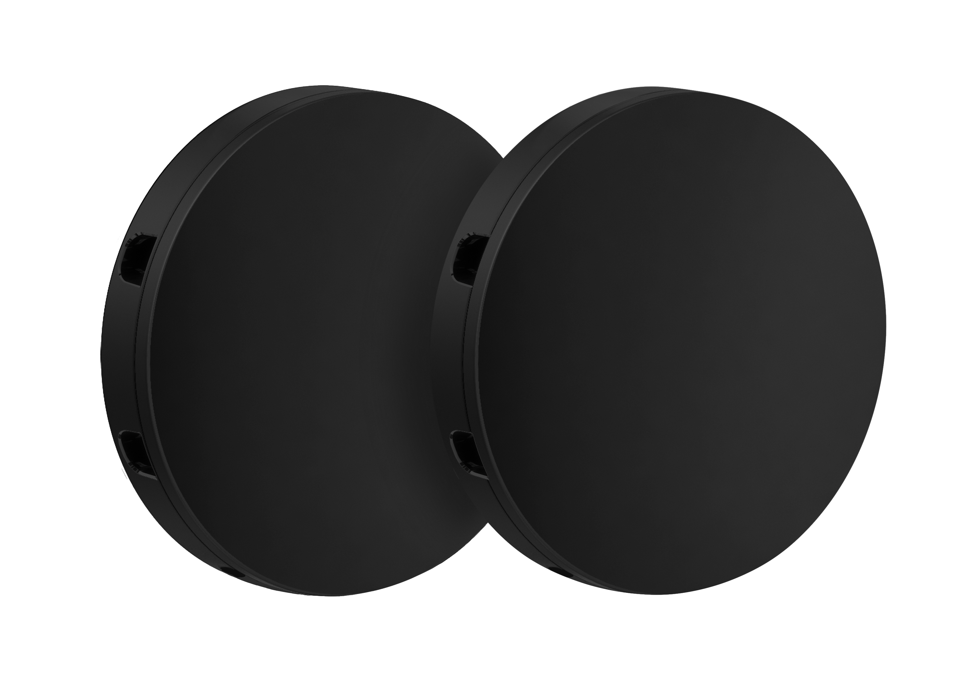 Auka festihnappar, svart