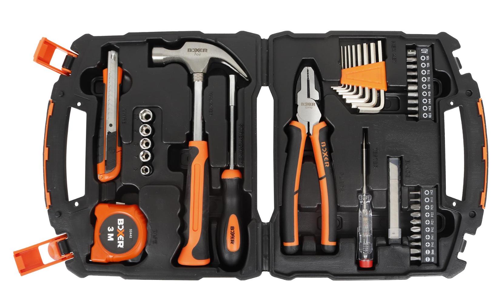 Verkfærasett Boxer 50 stk. 32442