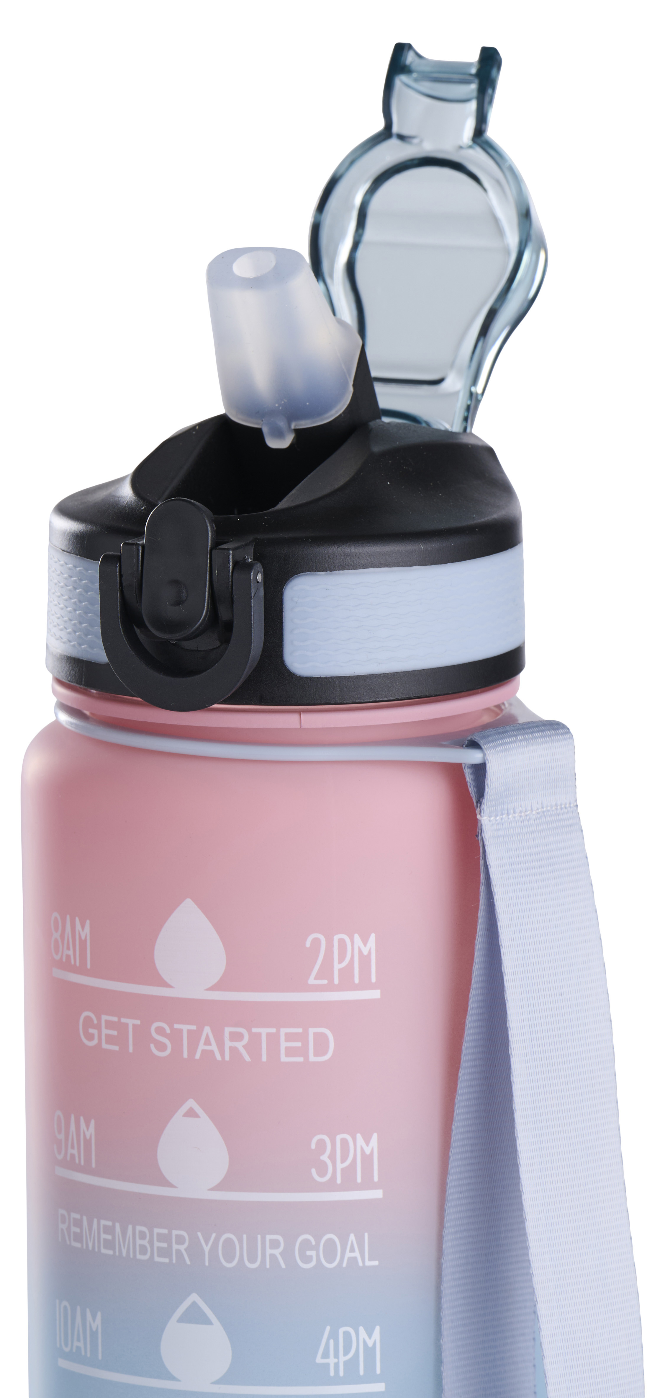 Vatnsflaska m.lykkju 900 ml