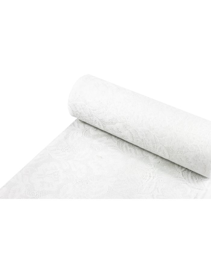 Efni Sizo Lace hvítt 30cm*5m.