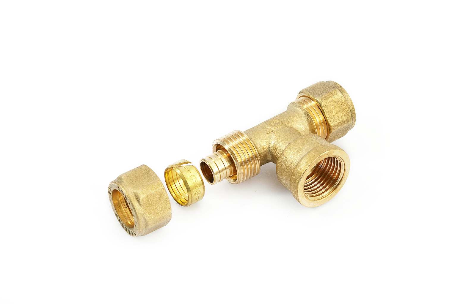 PEX Múffu-Té  22X3/4