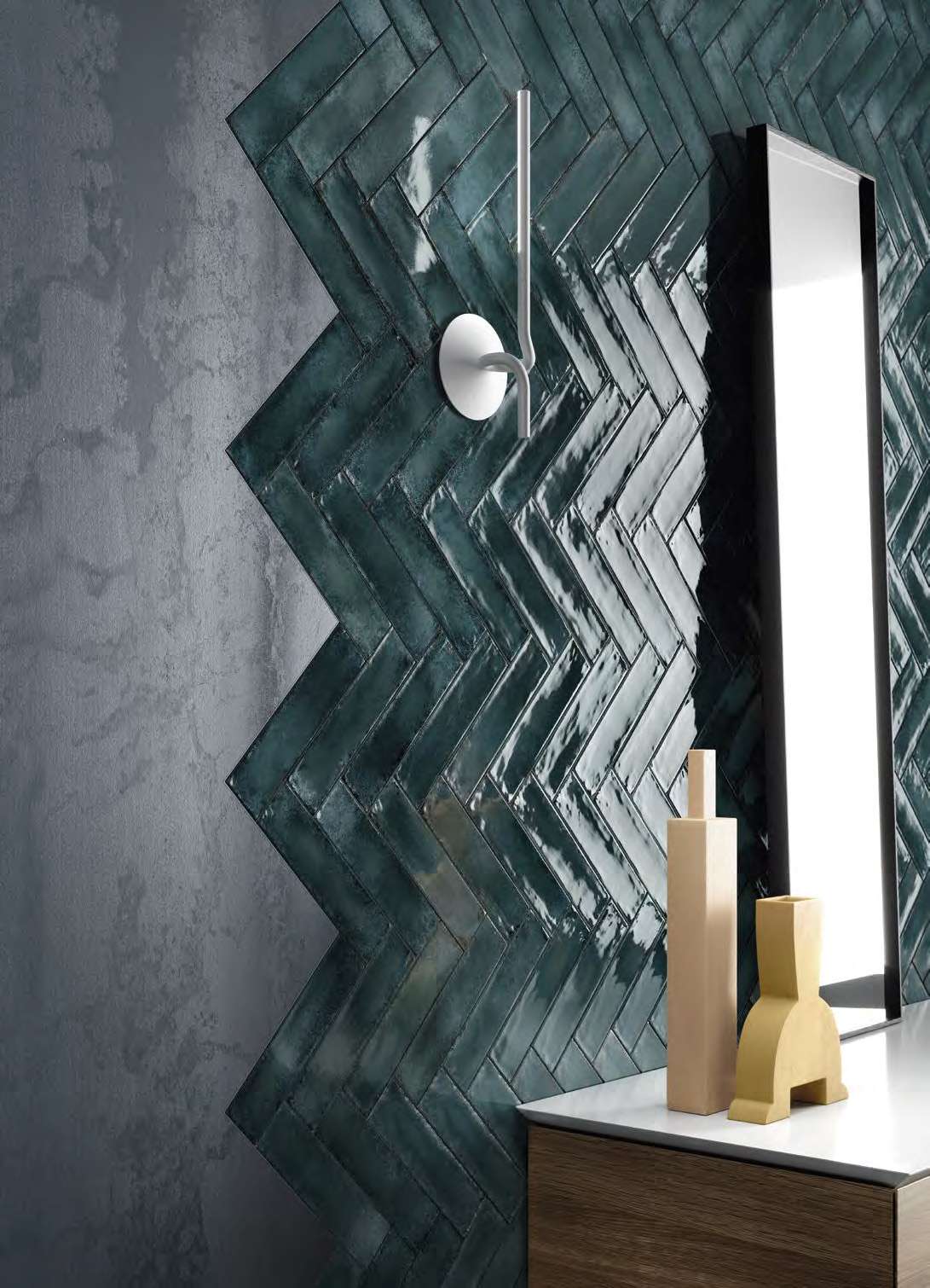 Flís.M.Brick Green Lux 6x24cm