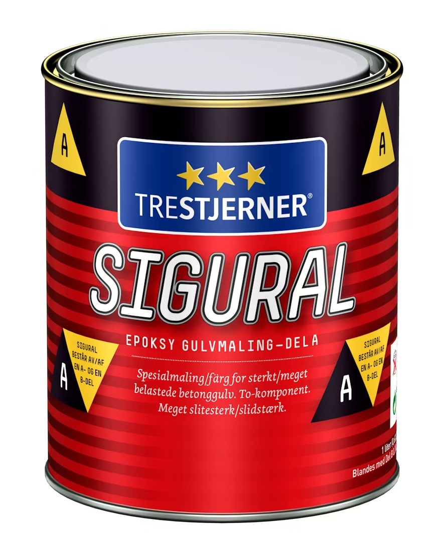 Gólfm. epoxý Sigural stálgrár A þáttur 0,62L