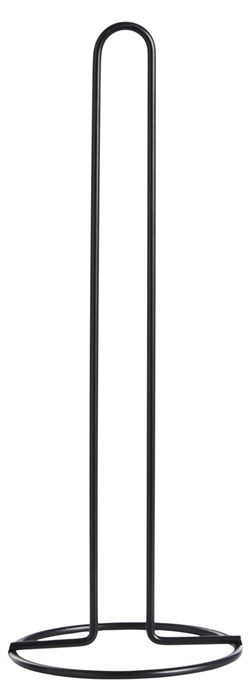 Eldhúsrúllustandur 32cm Svartur Mattur