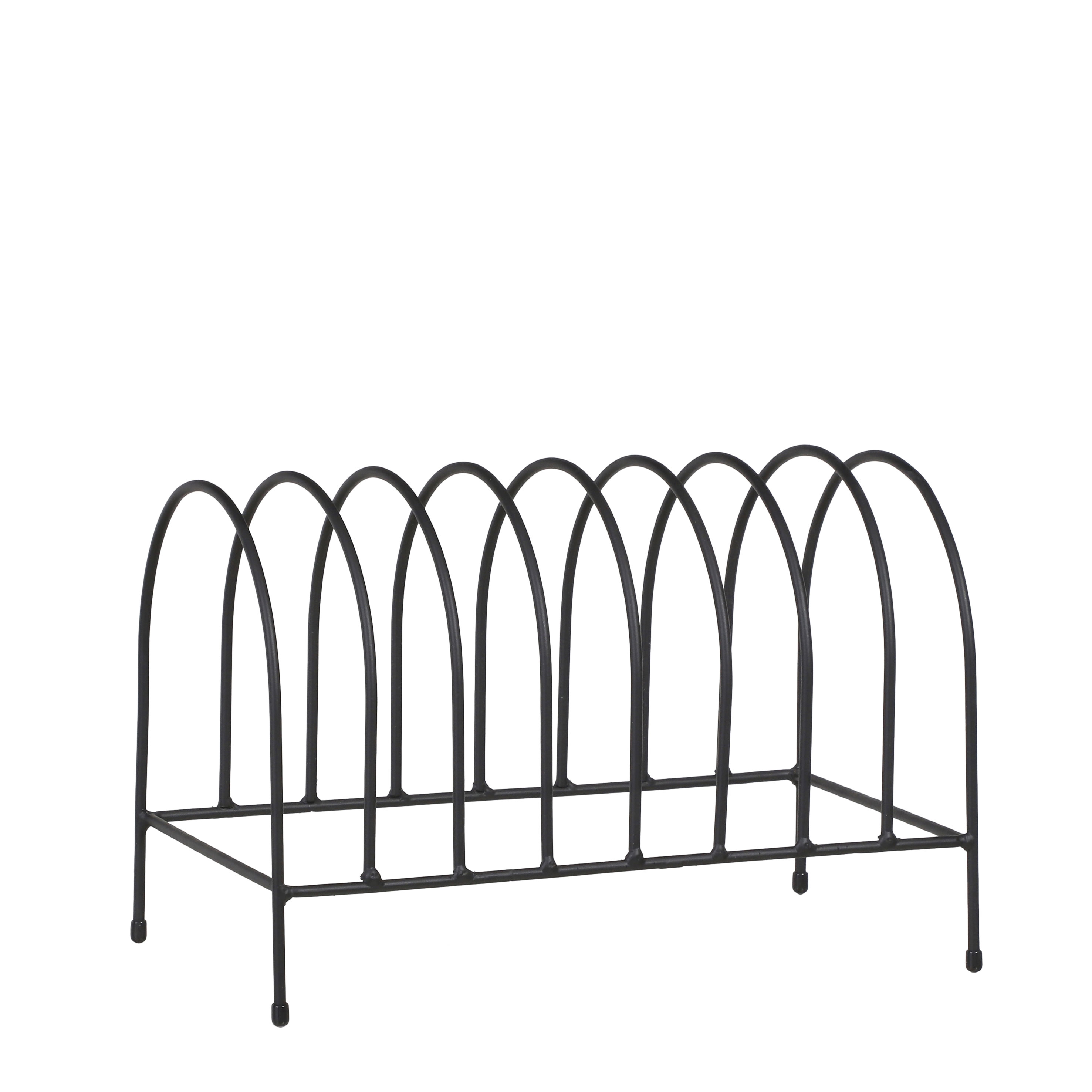 Diskarekki svartur L30*W17*H20cm