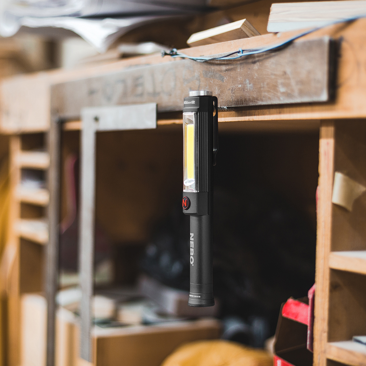 Vinnuljós Big Larry 2 Inspektionlight 500 lumen - 3xAA