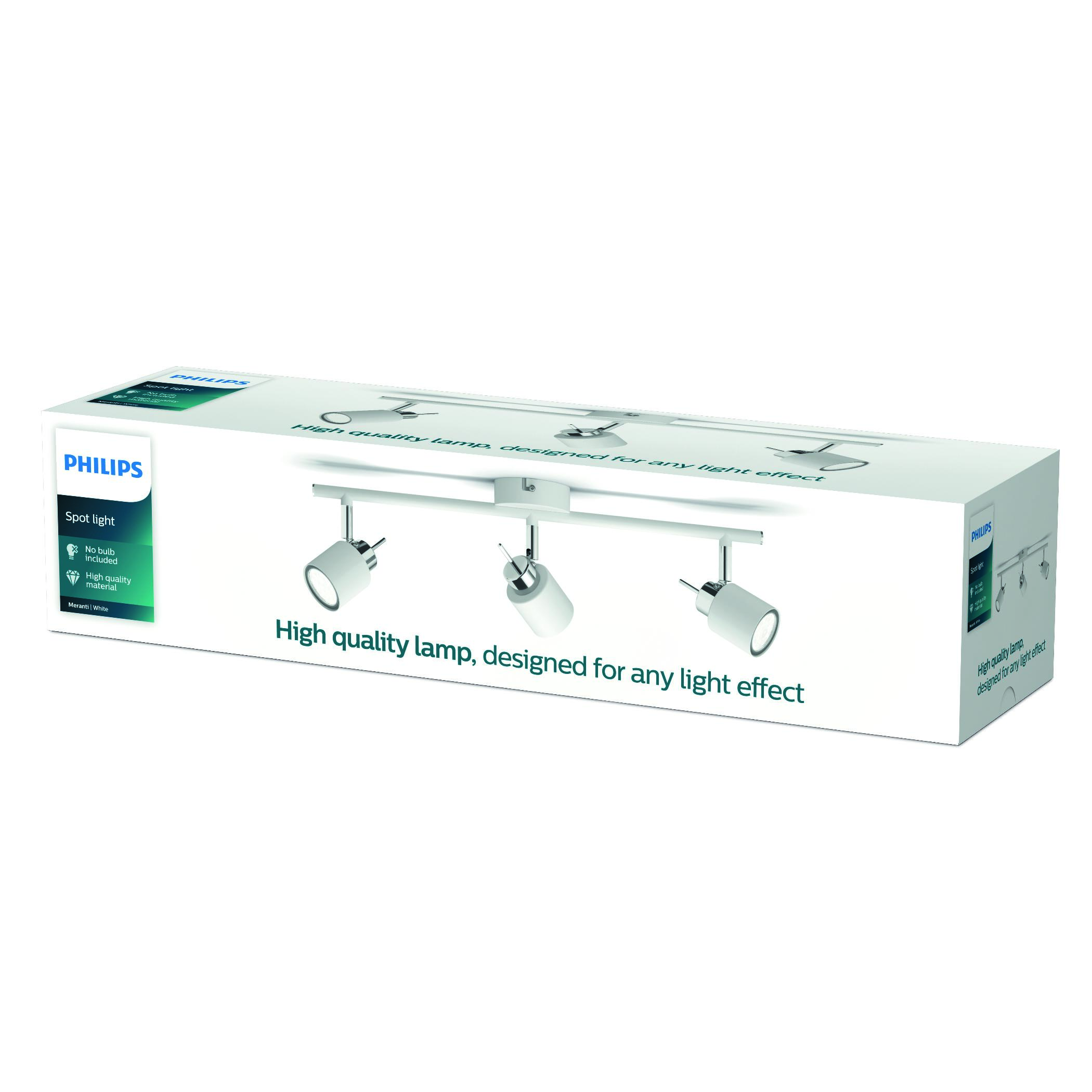 Meranti kastari 3x35W hvítur