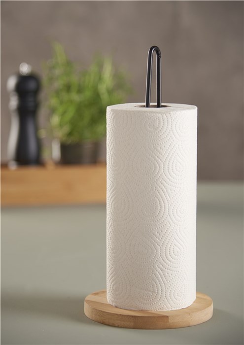 Eldhúsrúllustandur Bambus 30 sm