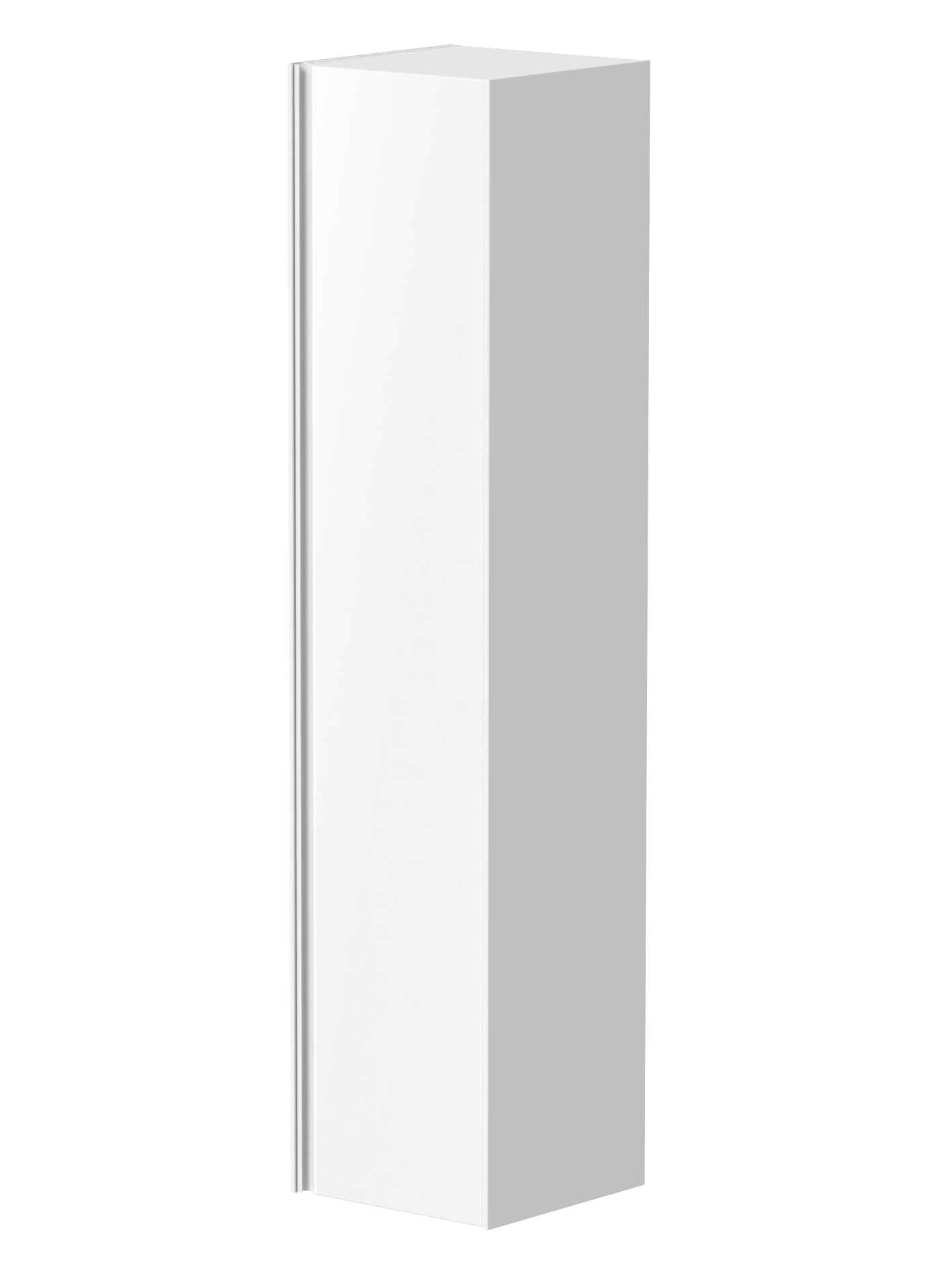 Hár skápur Kame MOON, matt hvítur 35 cm