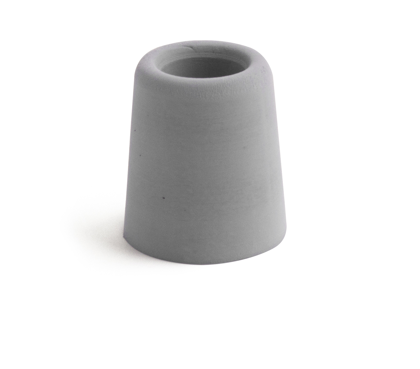 Hurðastoppari grár gúmmí 50 mm