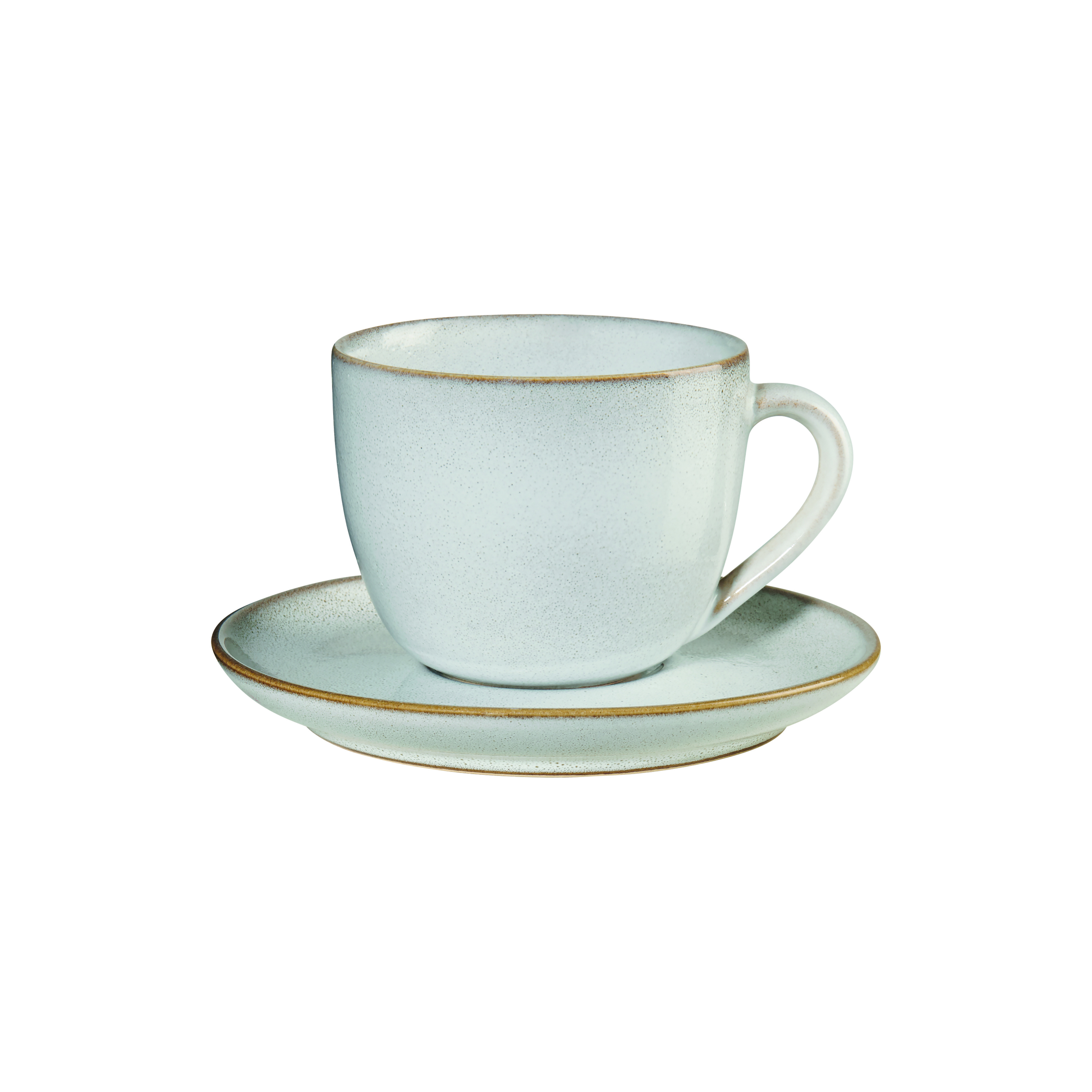 Kaffibolli m.undirskál "Sand"