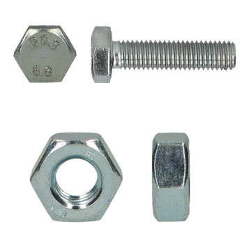 Bolti + Ró 8.8 D933/934 M12x60 RG 6stk