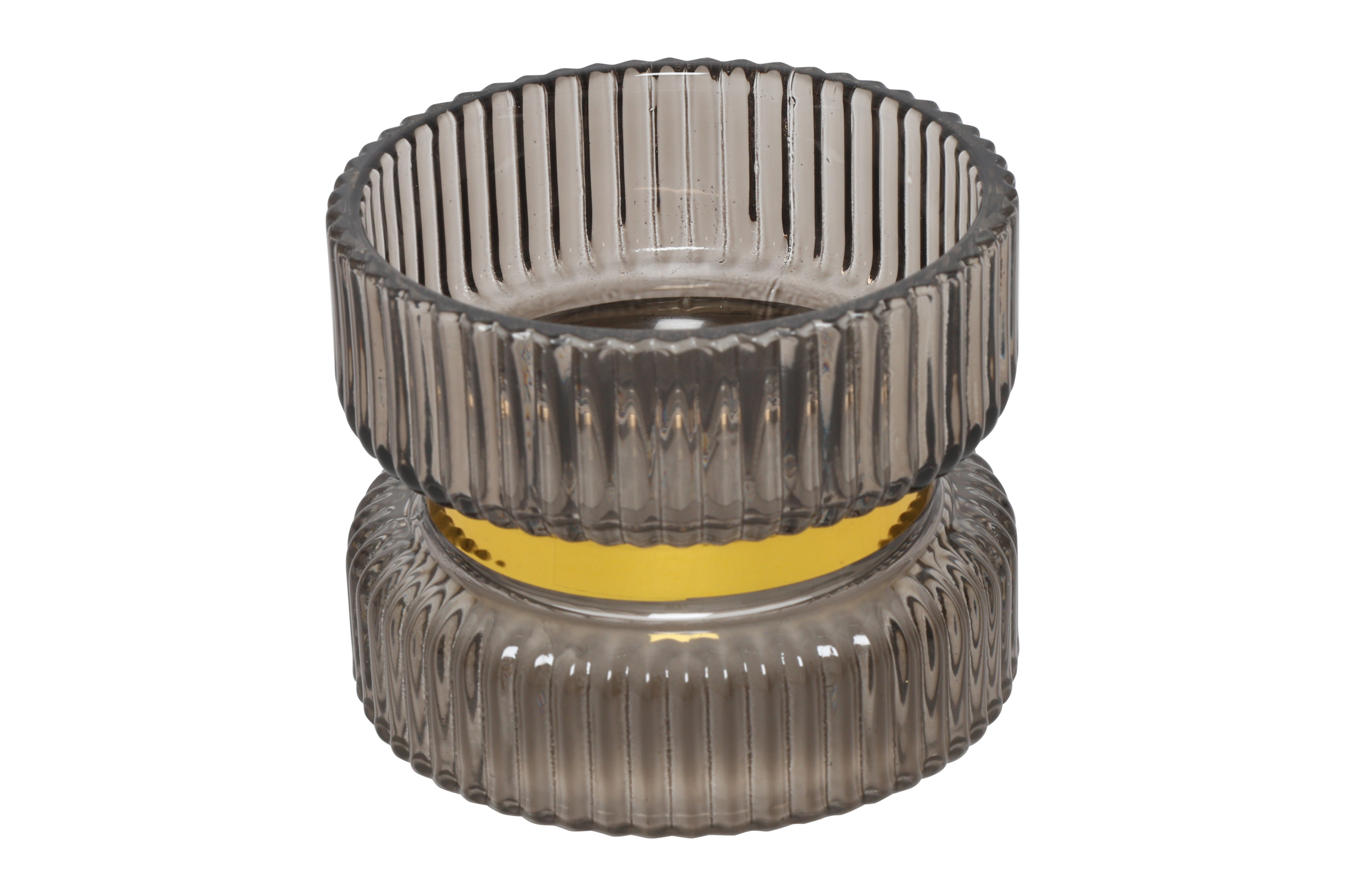 Kertastjaki sybel grár 9*h7cm