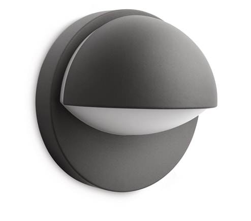 Veggljós Philips June antracit POD-16245-93-16