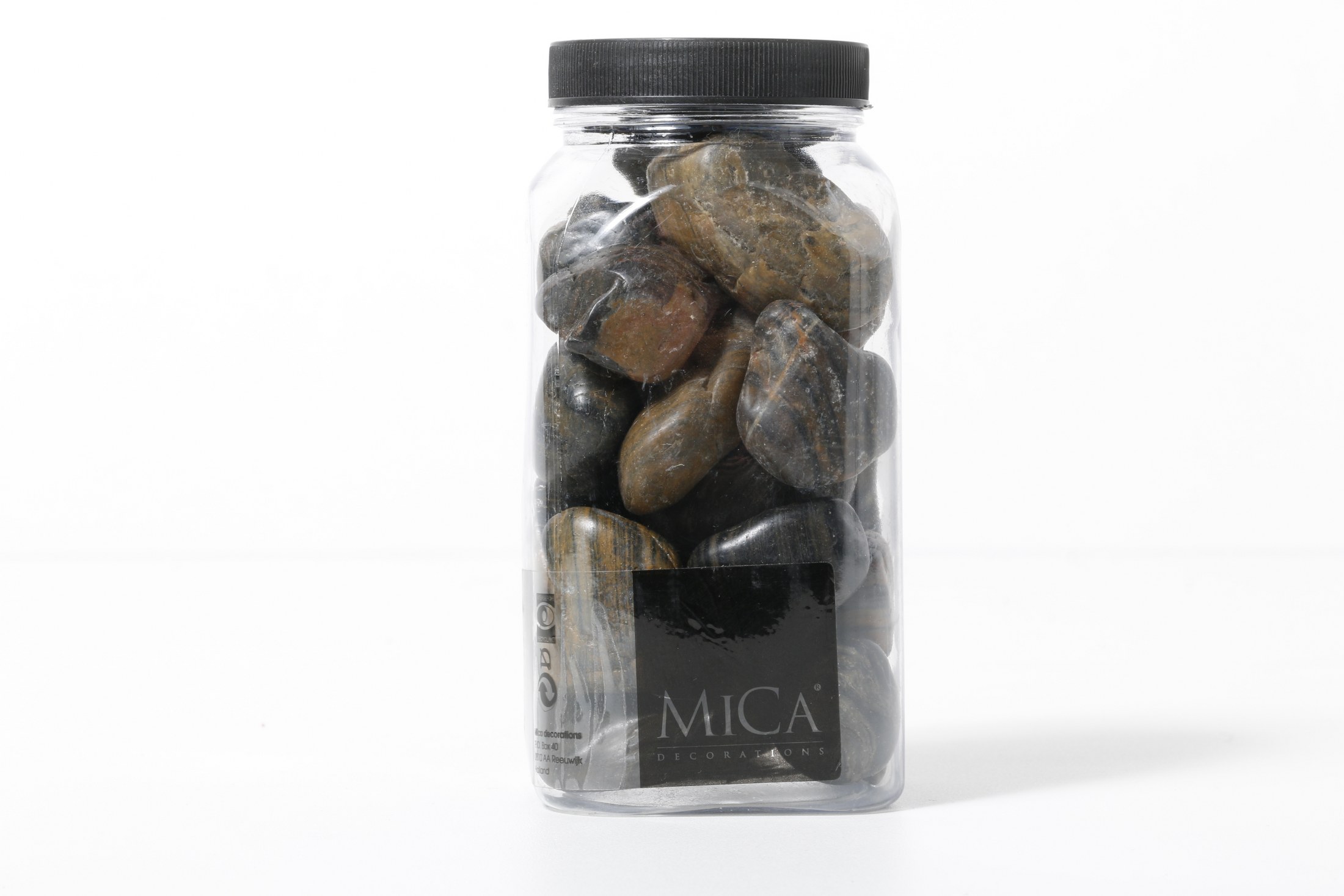 Skrautsteinar 1kg brúnir