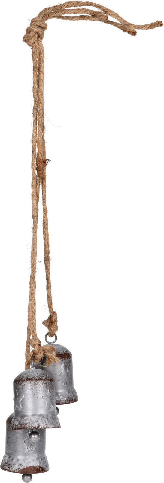 Bjöllur 3stk hangandi saman 6cm