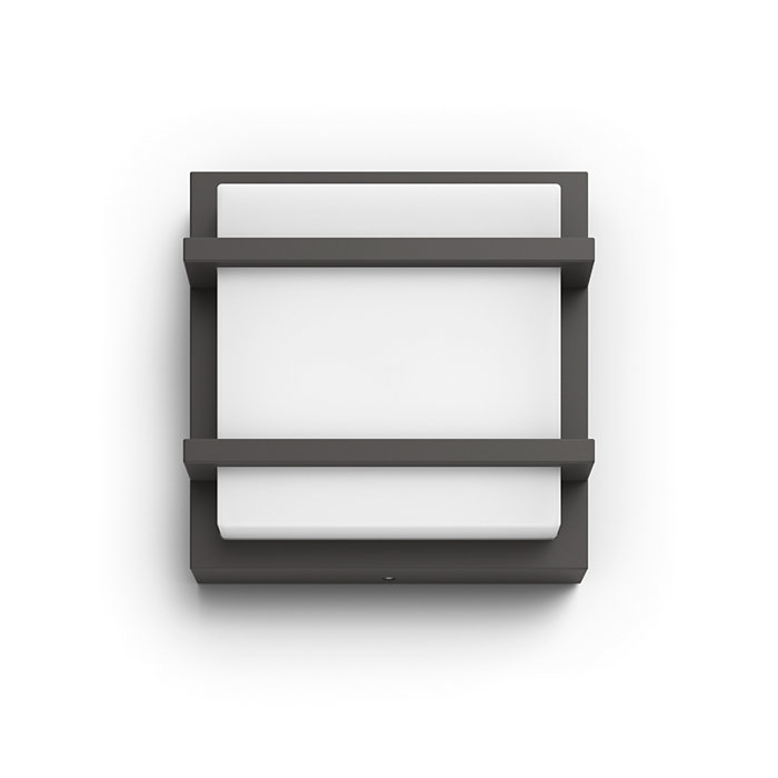 Petronia Vegglj úti Antrac, IP44, innb LED