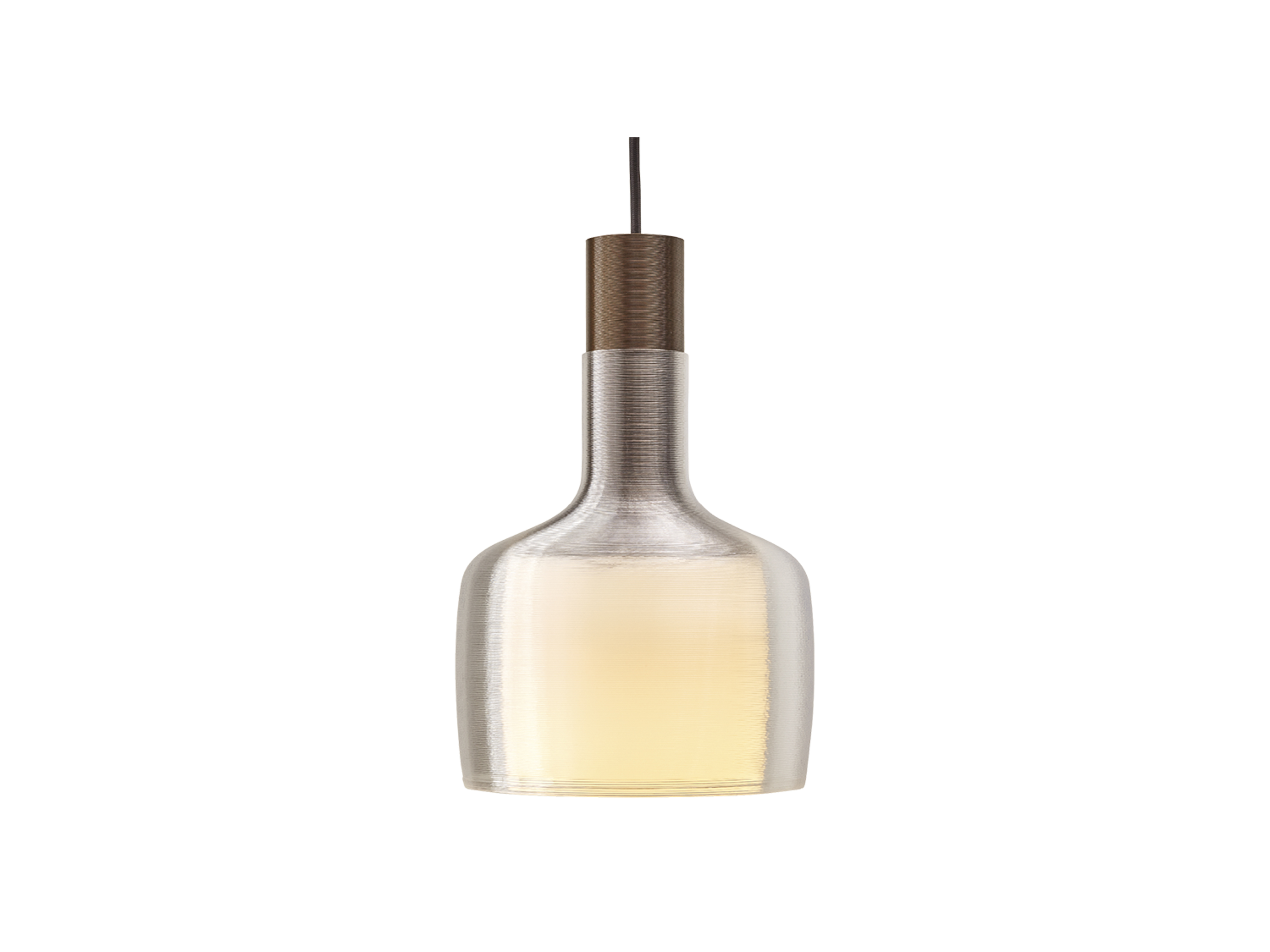 Jewelz hangandi bo glær lítill brons E27