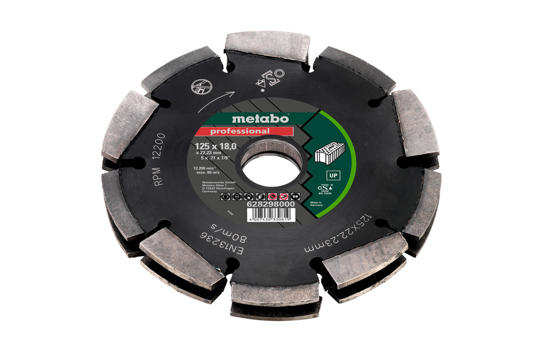 BLAÐ 125x18x7mm Í METABO MÚRFRÆSARA 628298000