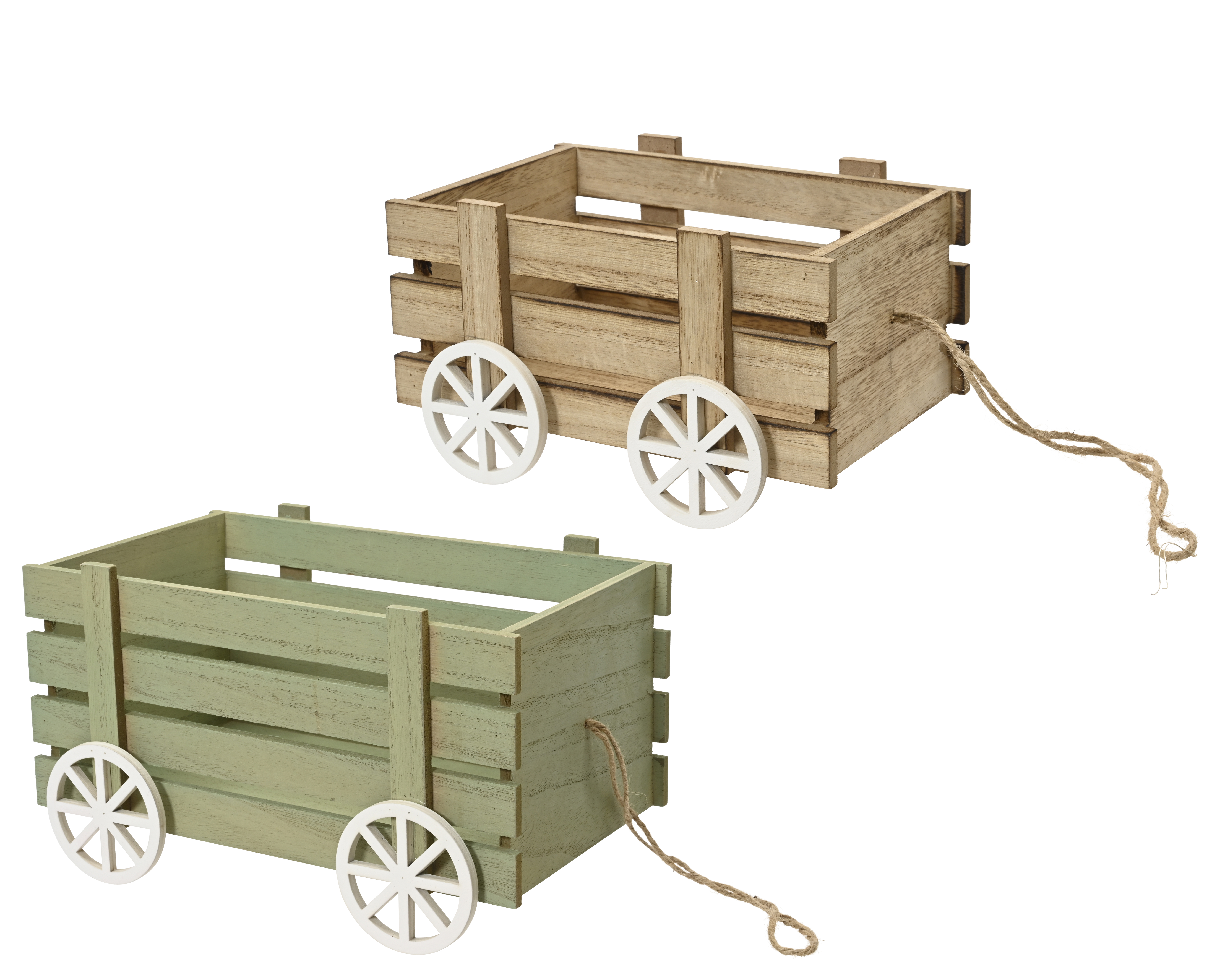 Vagn á hjólum stór