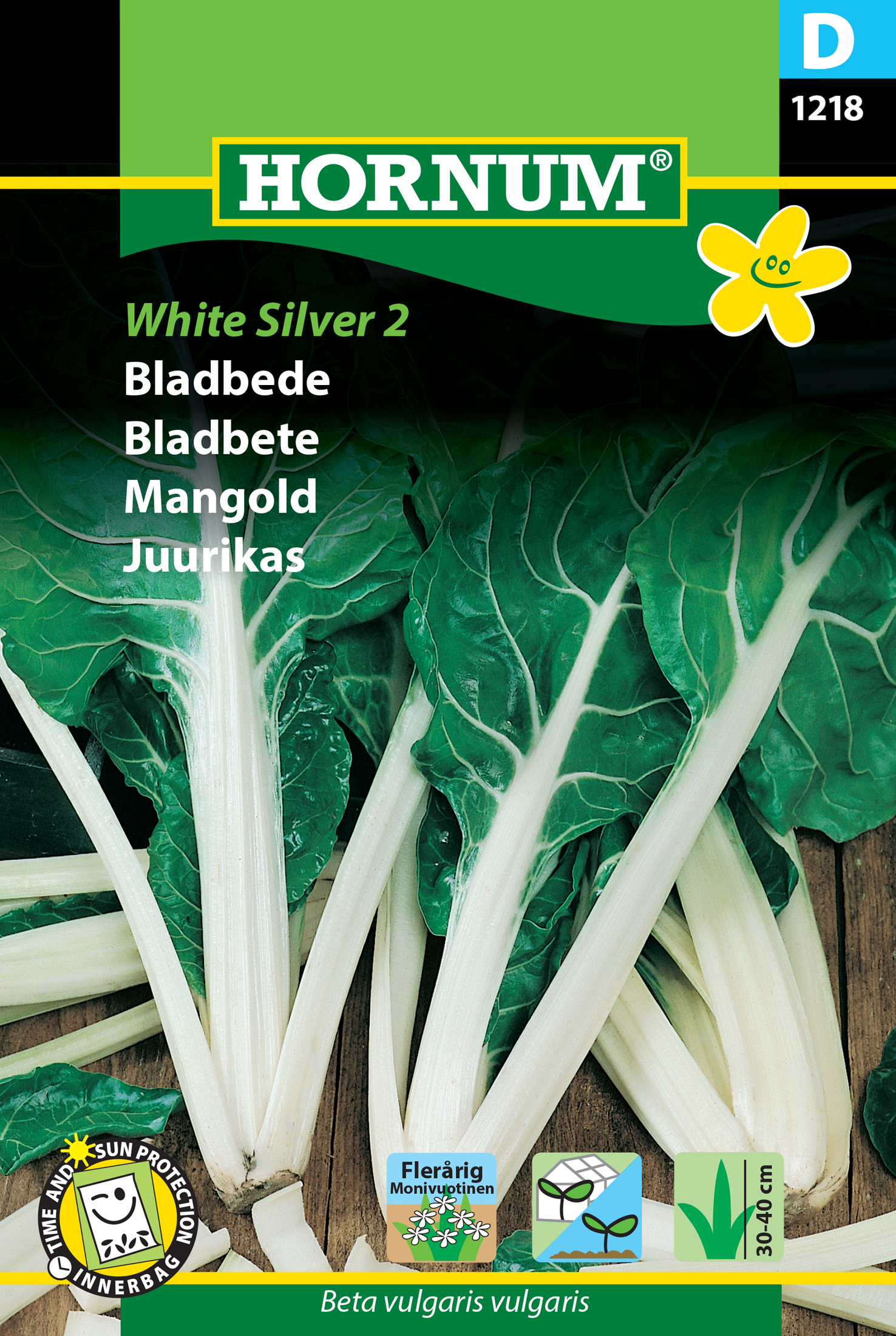 Fræ Beðja Beta vulgaris vulgaris White Silver 2