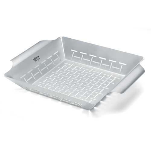 Weber grænmetisbakki djúpur 33x39cm ryðfrítt stál