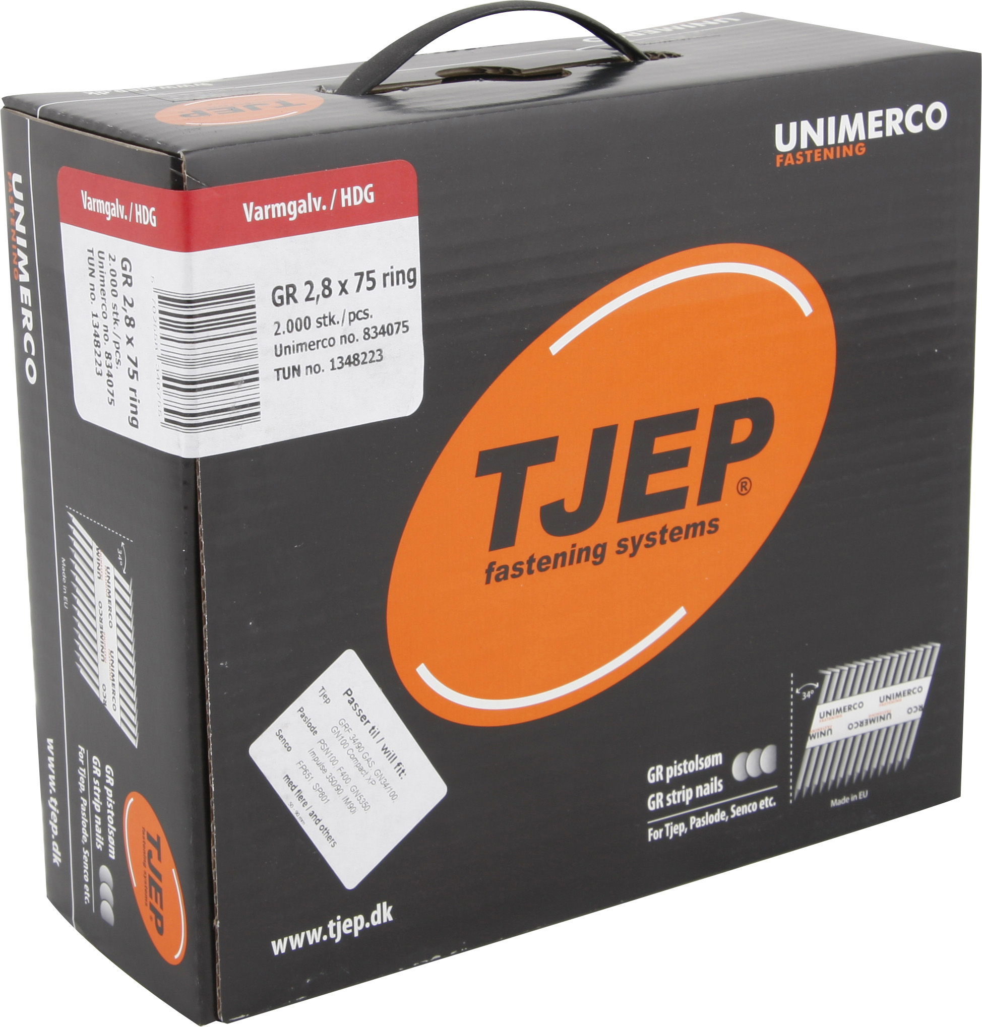 BYSSUSAUMUR TJEP GR 28/75MM  2000STK HG - 34°