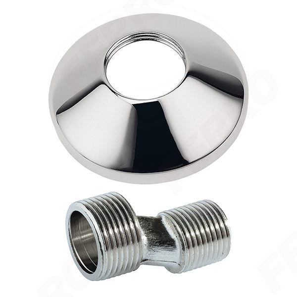 Hjámiðja m/rósettu króm