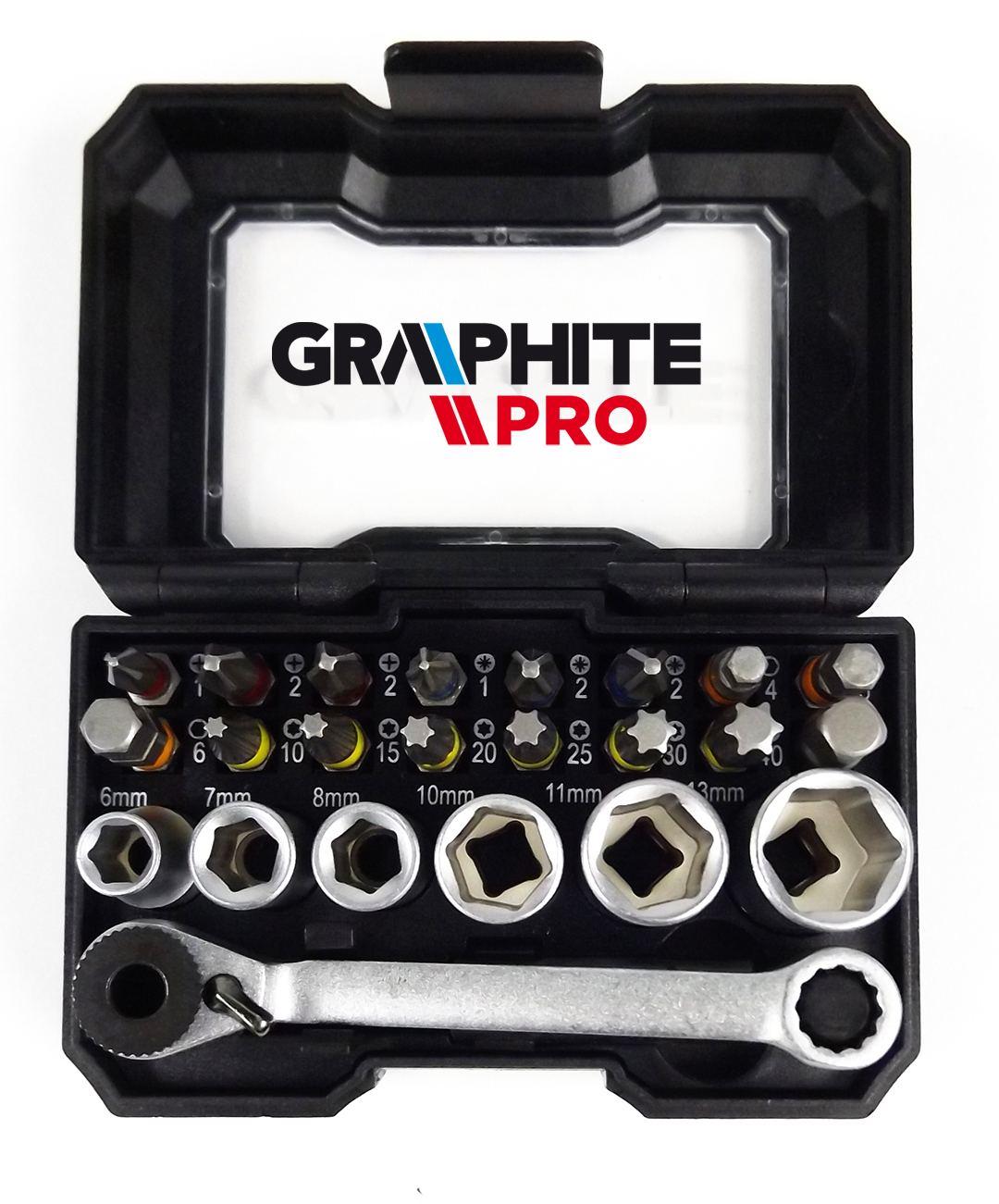BITA-TOPPASETT 24STK GRAPHITE 56H610