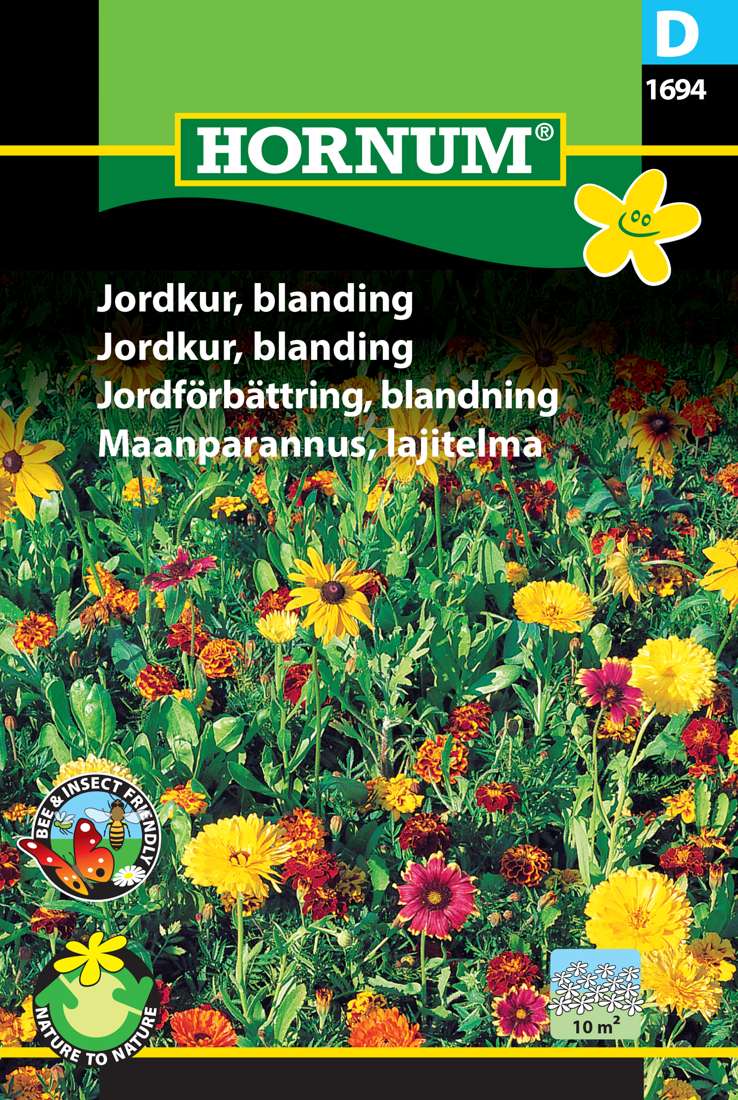 Fræ Blómablanda Jarðvegskúr