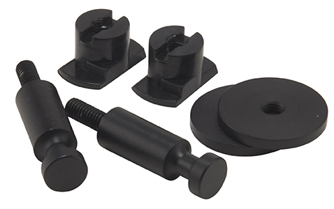 Snagi Dots f/Hljóðdempandi plötu Svört, 2 stk