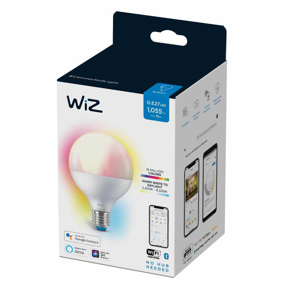 WIZ Globe ljósapera G95 75w E27 RGB
