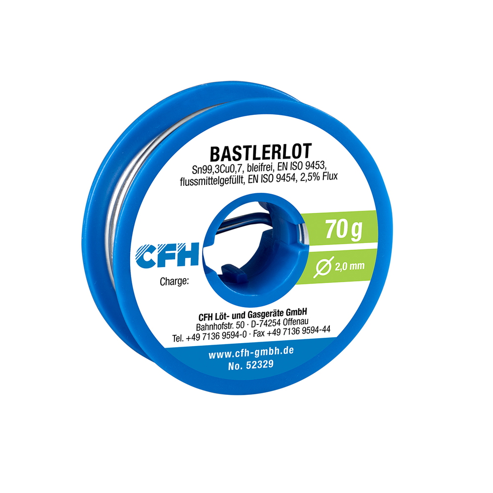 Lóðtin 2,0mm 70g Blýlaust