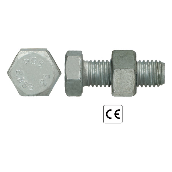 Bolti + Ró 8.8 EN15048-1 M16x30 HG 4stk