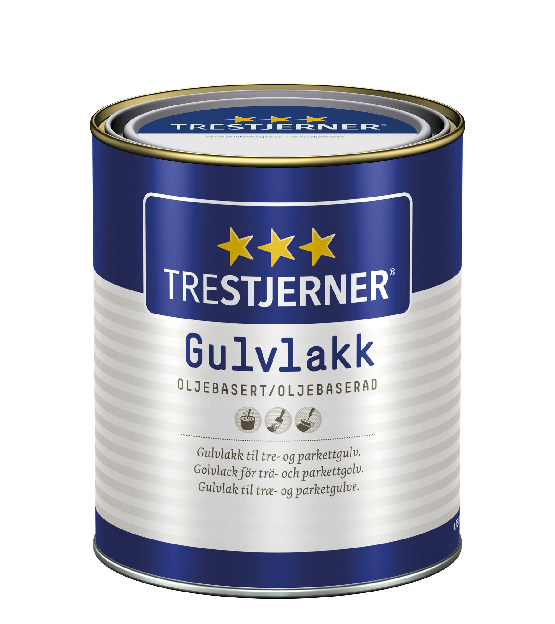 Trestjerner Gulvlakk Oljebasert 0,75 ltr