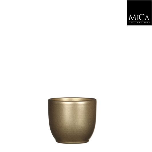 Pottur Tusca gylltur 7,5*h6,5cm