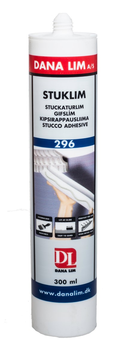 Lím DL Stuklim 296 f/frauðlista hvítt 300ml