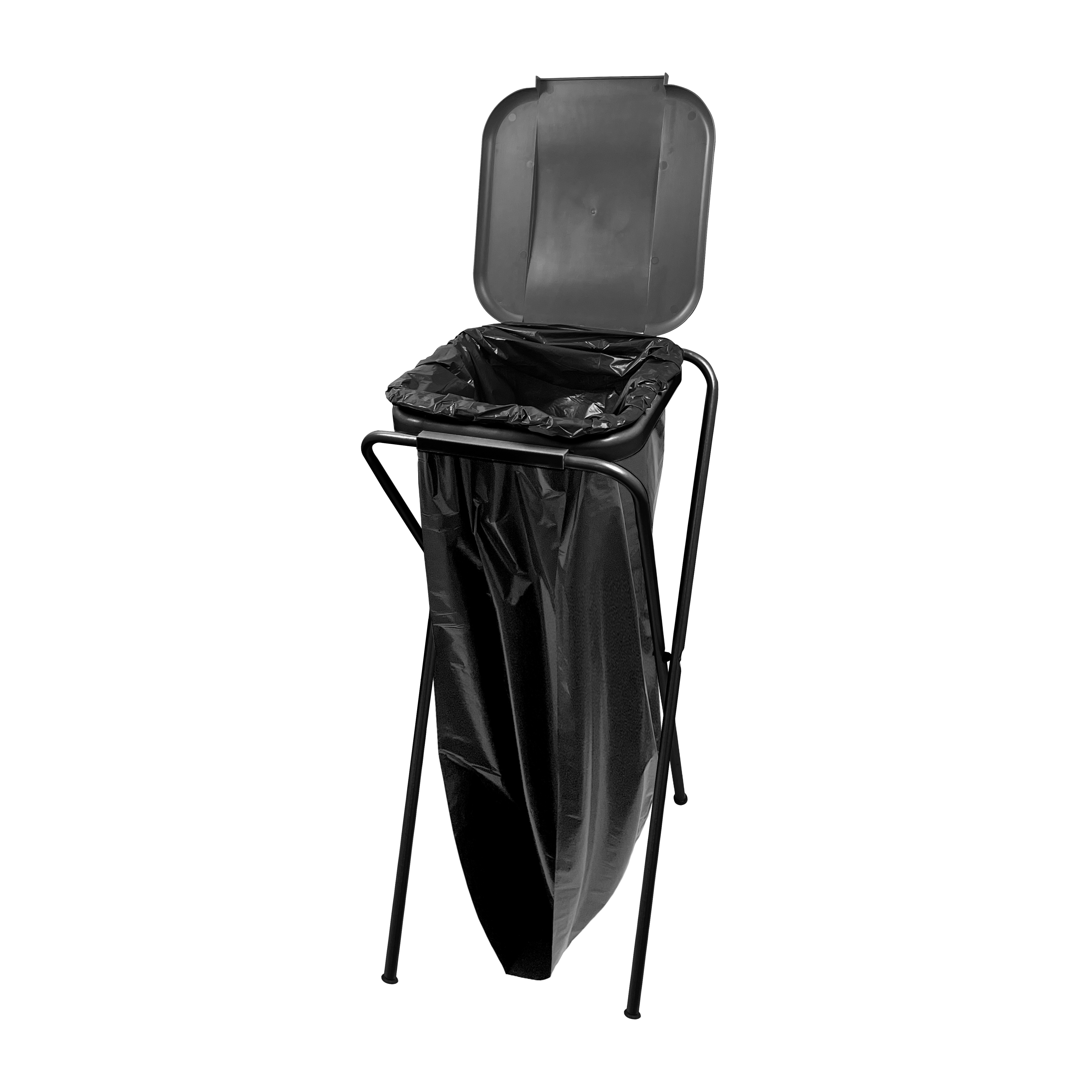 Grind fyrir ruslapoka, einföld