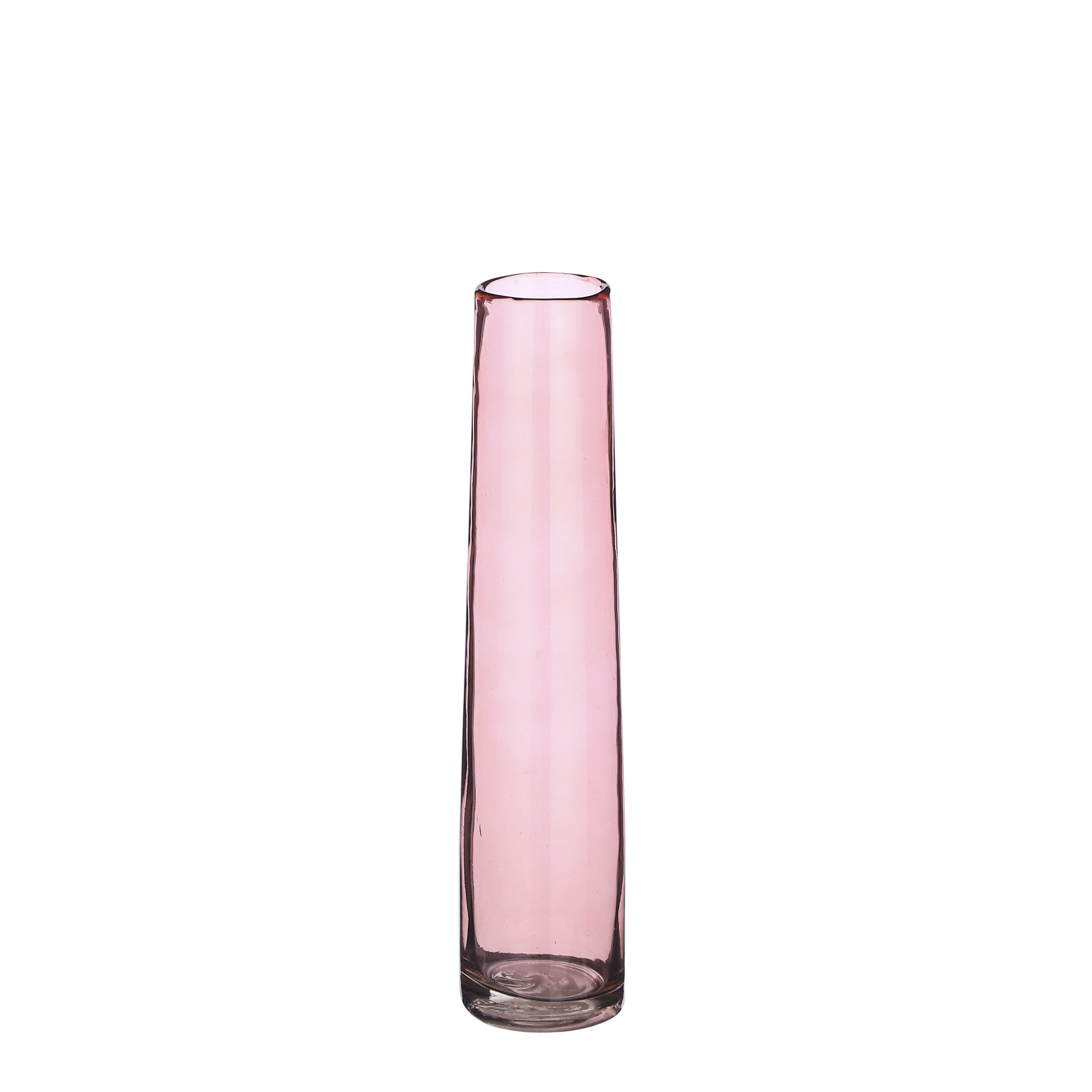 Blómavasi Xandra bleikur H30,5*7cm