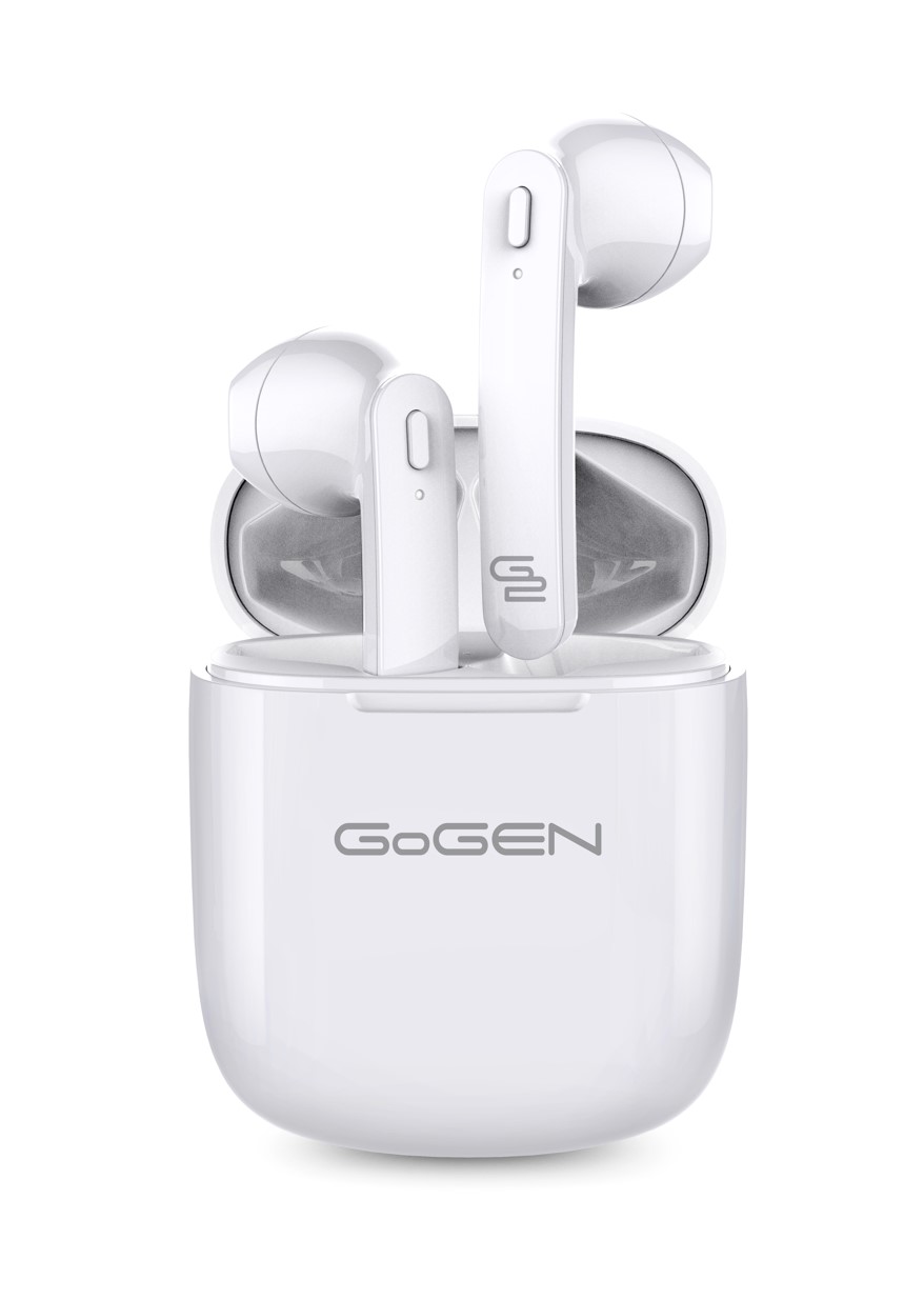 Gogen þráðlaus heyrnartól GOGTWSBAR02 hvít