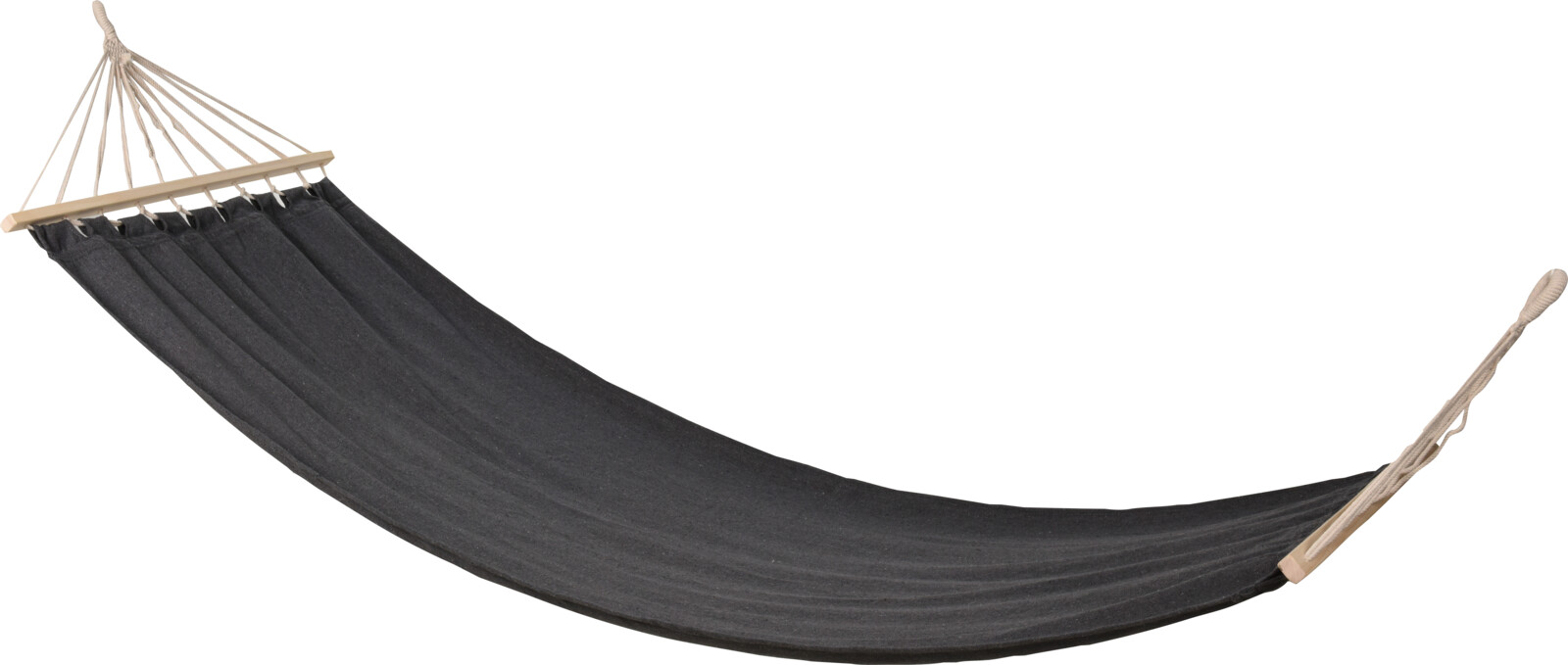 Hengirúm 200x80cm m/stöng grátt