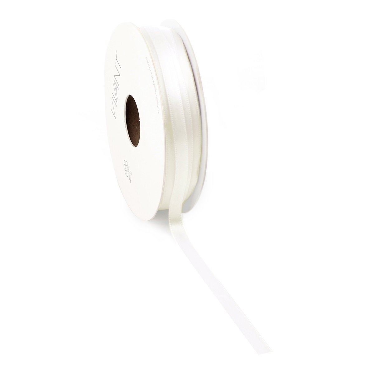 Borði 50m Satin 6mm cream