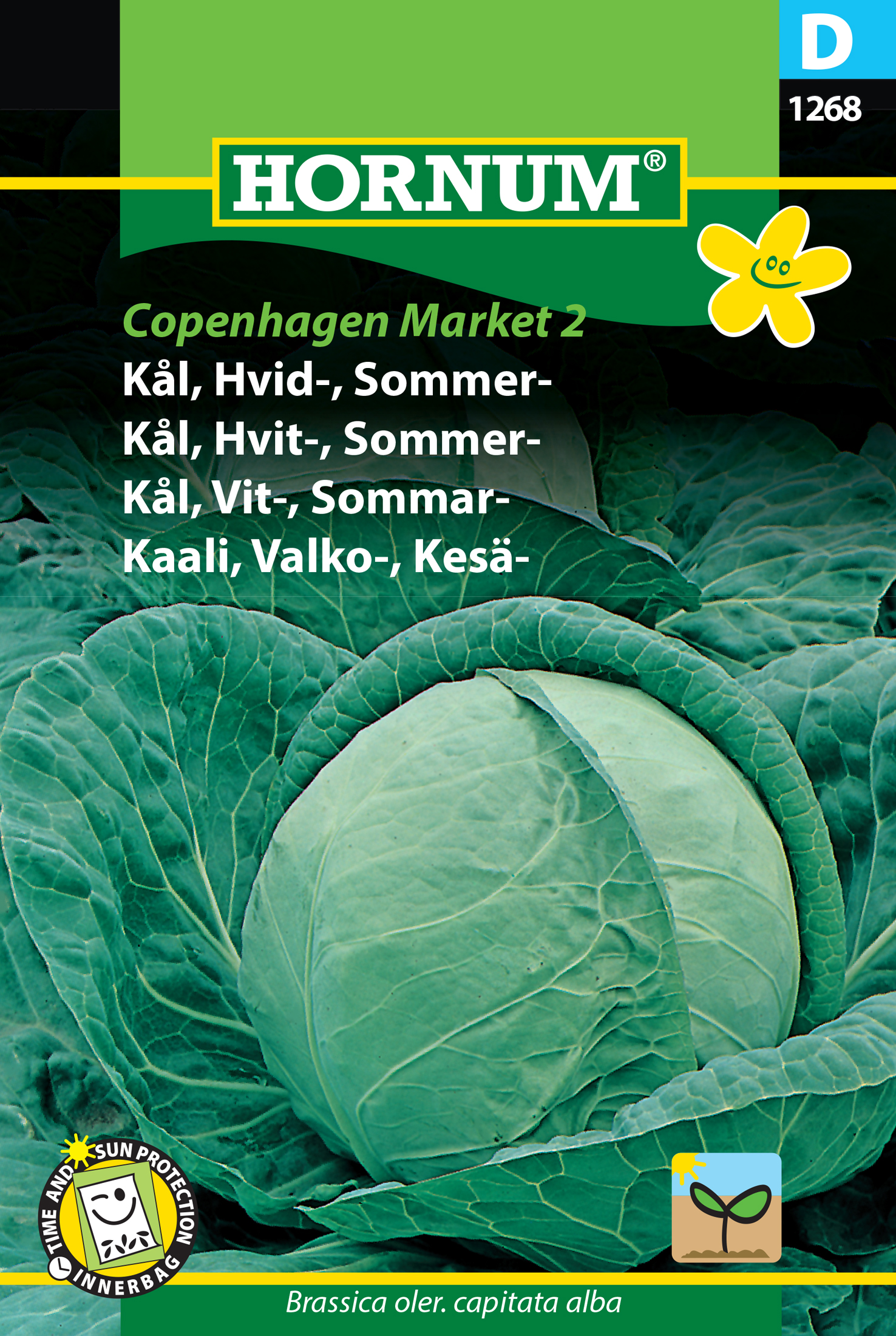 Fræ Hvítkál Brassica oler.capitata alba Copenhagen Market