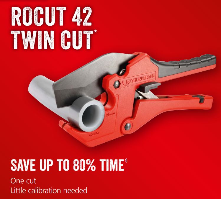 Klippa f/plast TWIN CUT 0-42mm