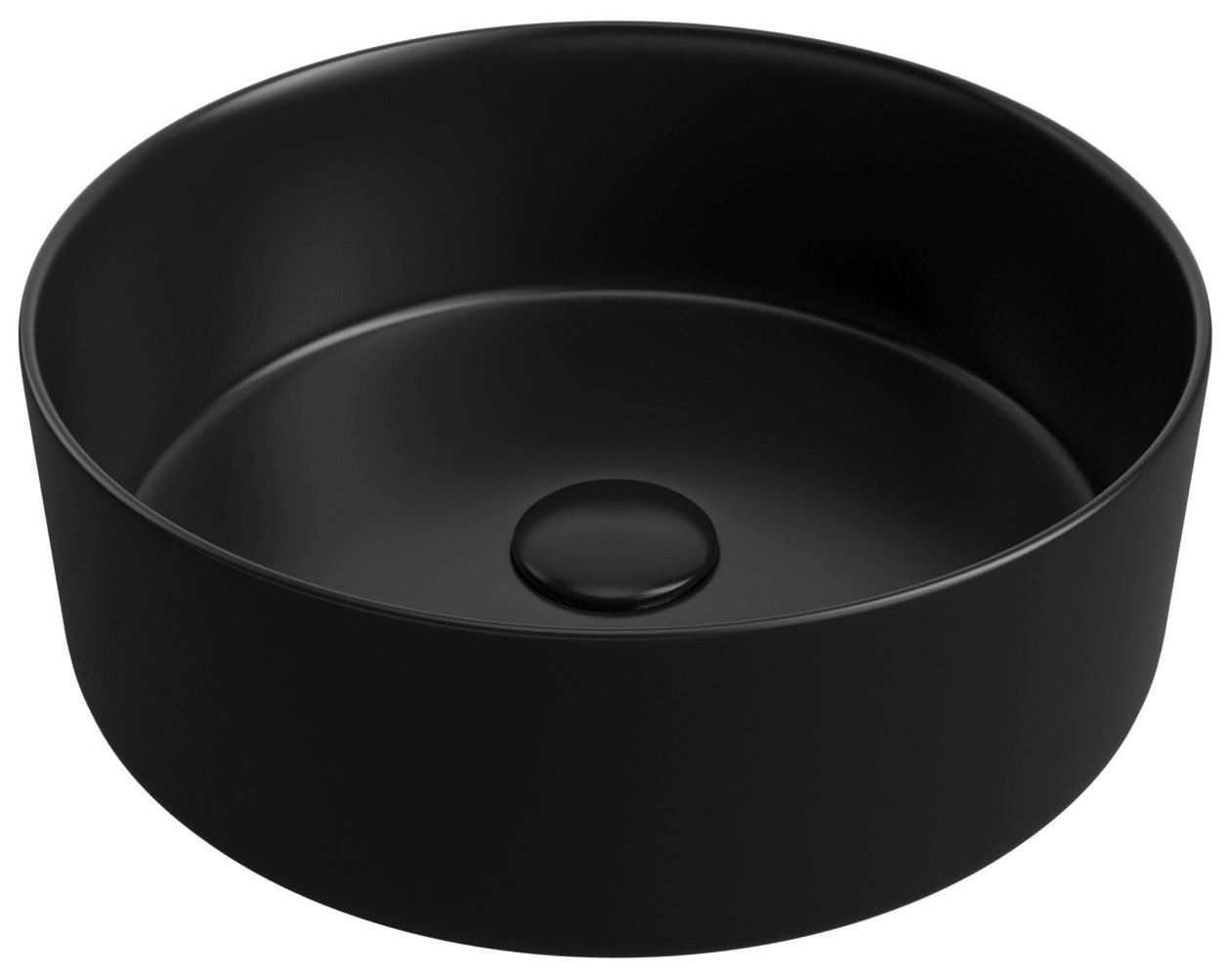 Kamé Handlaug á borð svört 35cm