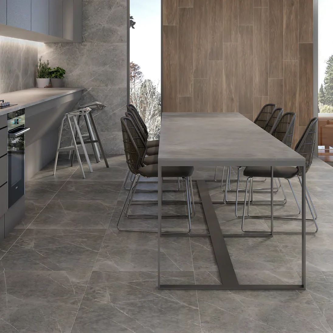 Flís.TAU A.Grátt rect.30x60cm