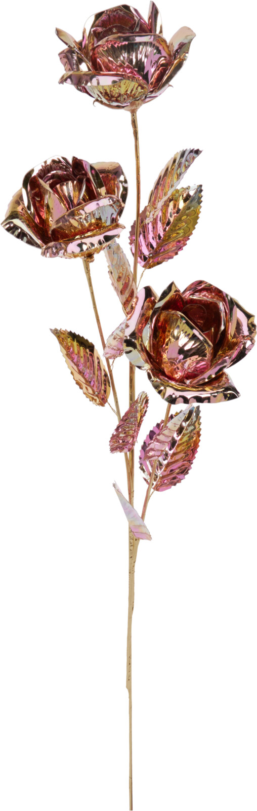 Gervi blóm 70cm bleikt/gyllt