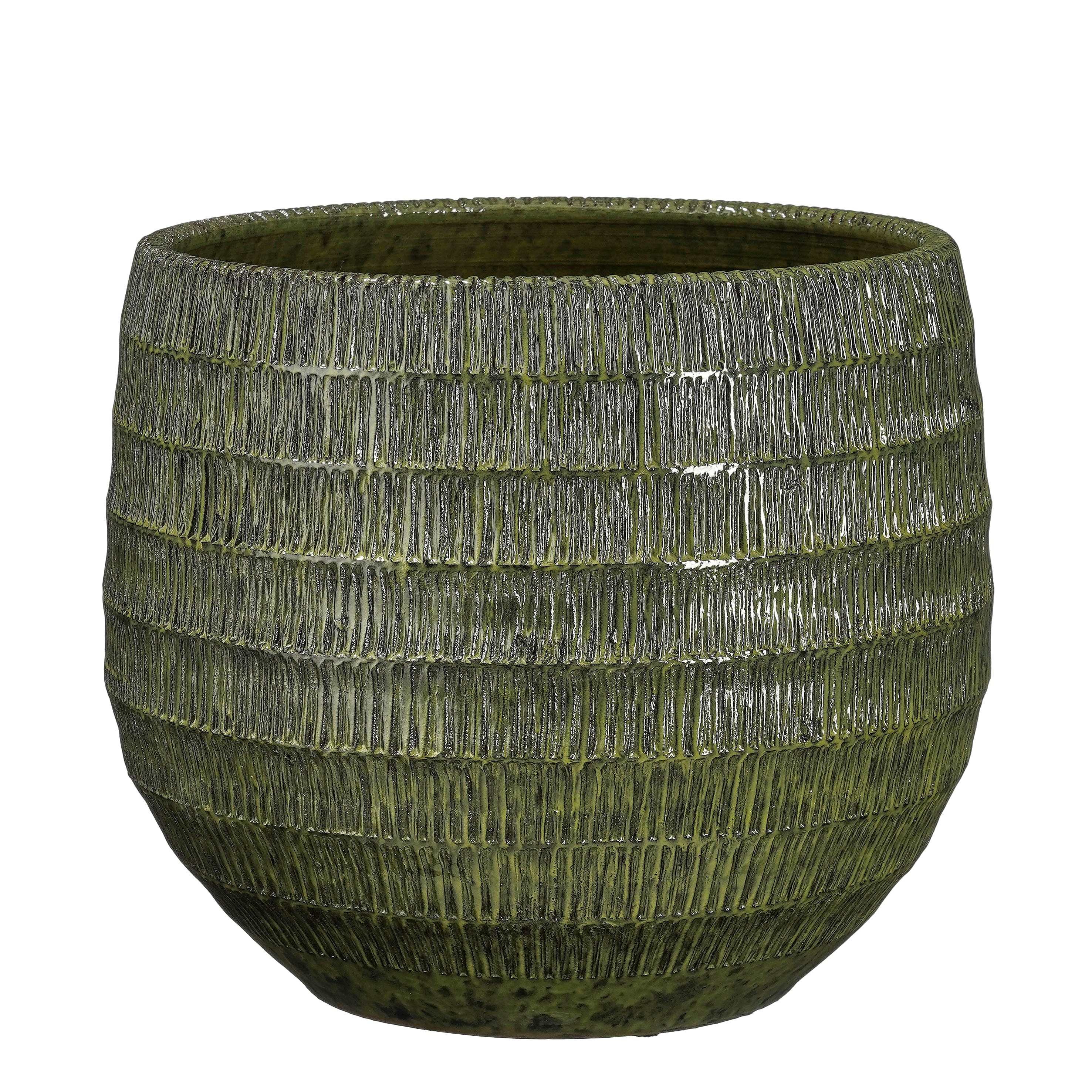 Pottur Tobias grænn 35*h30cm