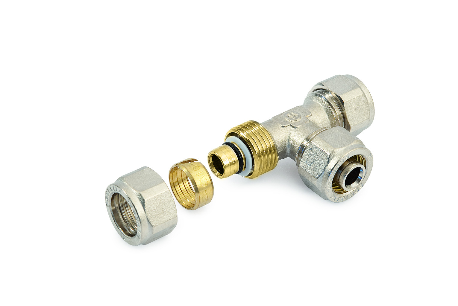 ÁL/PEX KÓN TÉ 20MM