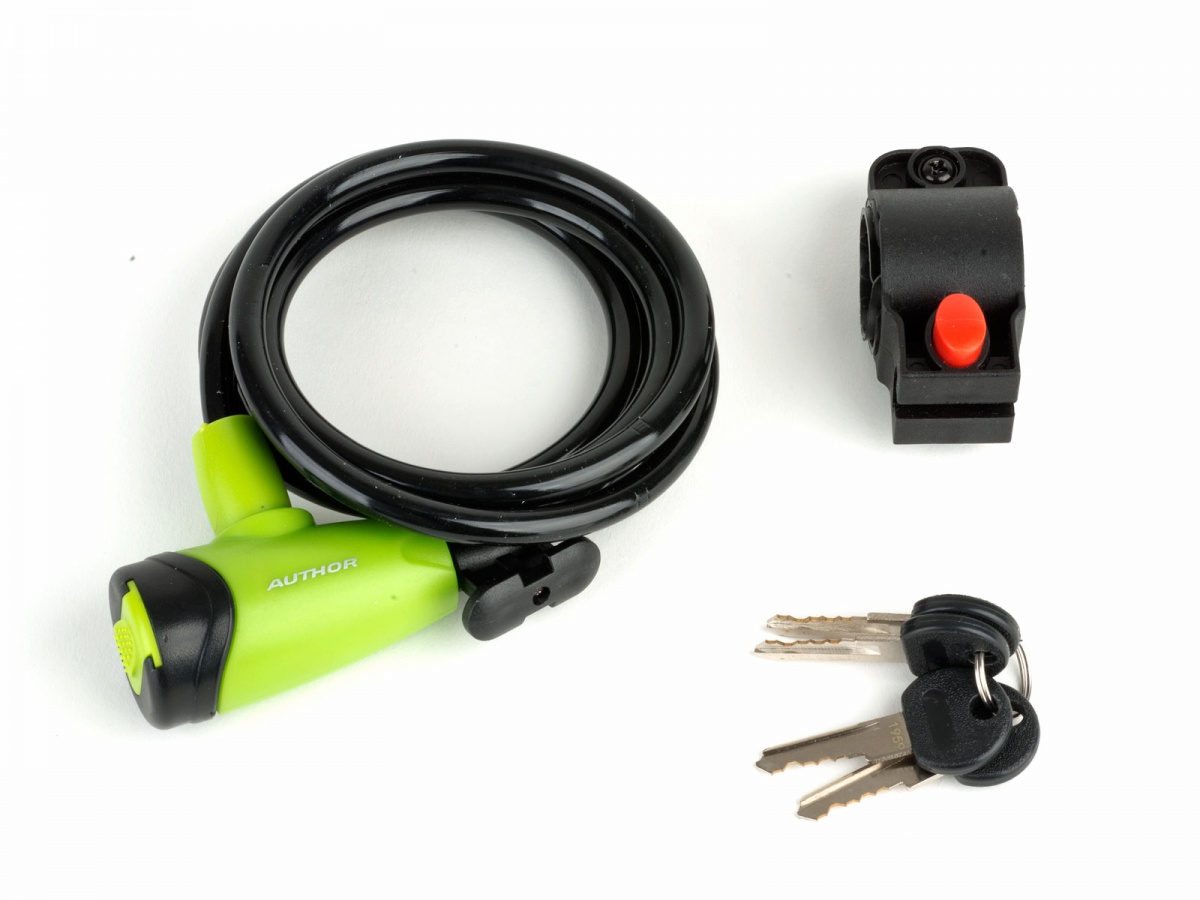 Reiðhj. Lás m. lykli ASL-41 8x1500 græ/sv